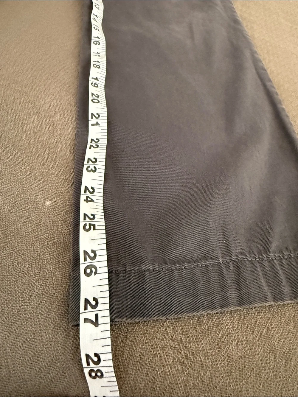 J Crew Waverly Chino City Fit Women’s size 12 gray Good 27” inseam 👀
